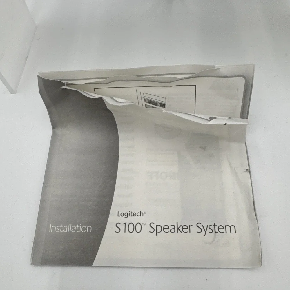 Logitech S100 Speaker System Nascar computer pc speakers